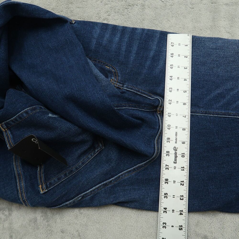 ONESO Jeans Women's Size 20W Mid-Rise Wide-Leg Denim 31.5" Inseam Distressed NWT - Picture 6 of 16